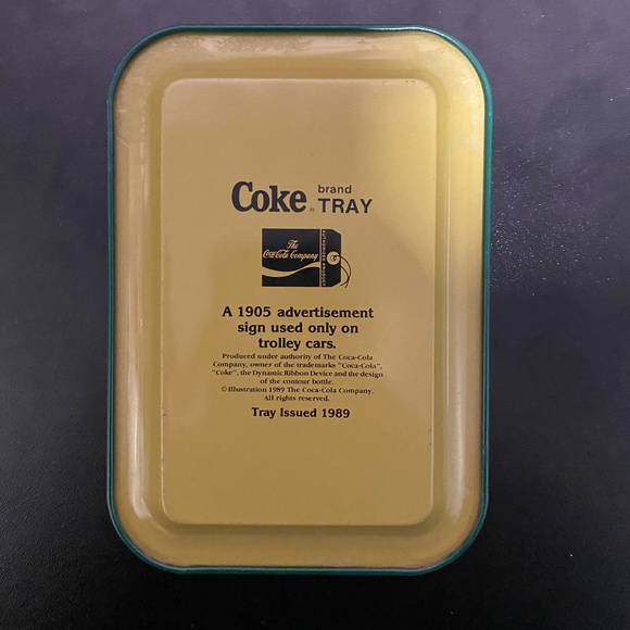 Vintage Coca Cola Sign Tray - Picture 2 of 2